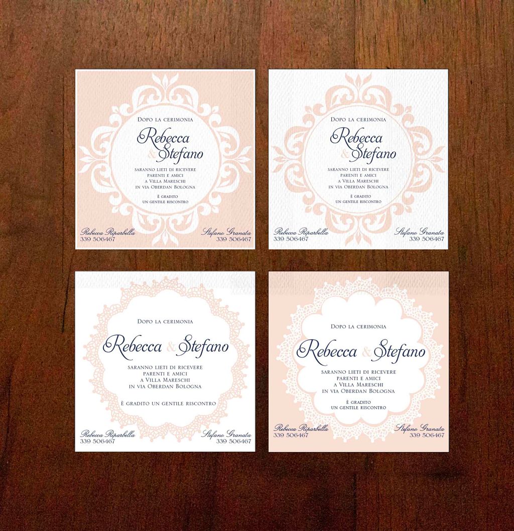inviti di matrimonio shabby chic