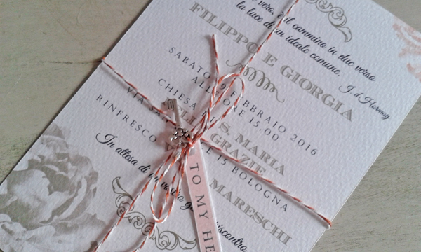 partecipazioni matrimonio con chiave