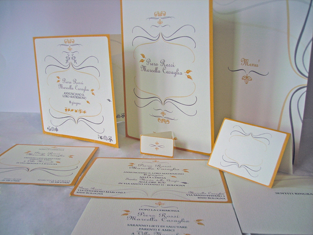 partecipazioni di matrimonio autunnali