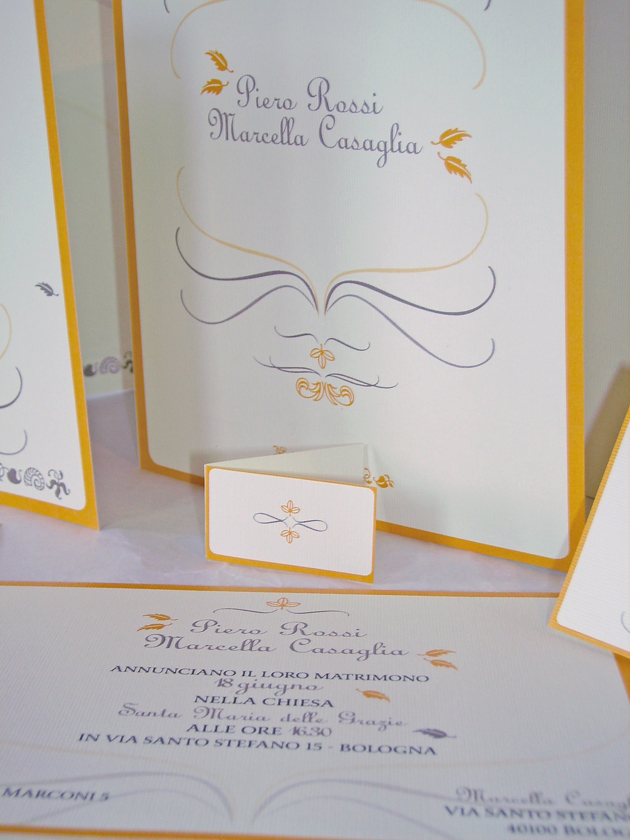 partecipazioni di matrimonio autunnali