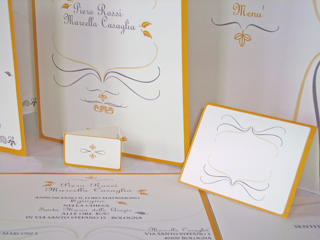 partecipazioni di matrimonio autunnali