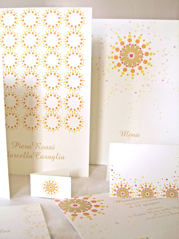 Partecipazioni di matrimonio con esplosione di coriandoli