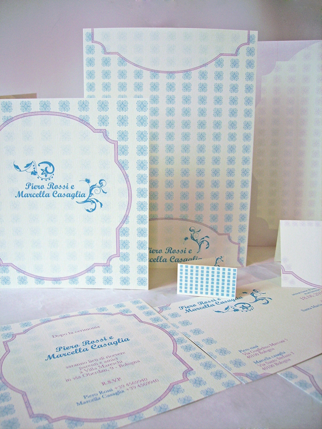partecipazioni di matrimonio con cornice