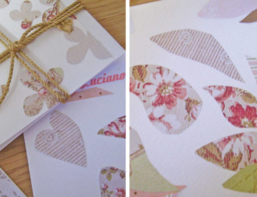Partecipazioni di matrimonio fai da te col decoupage