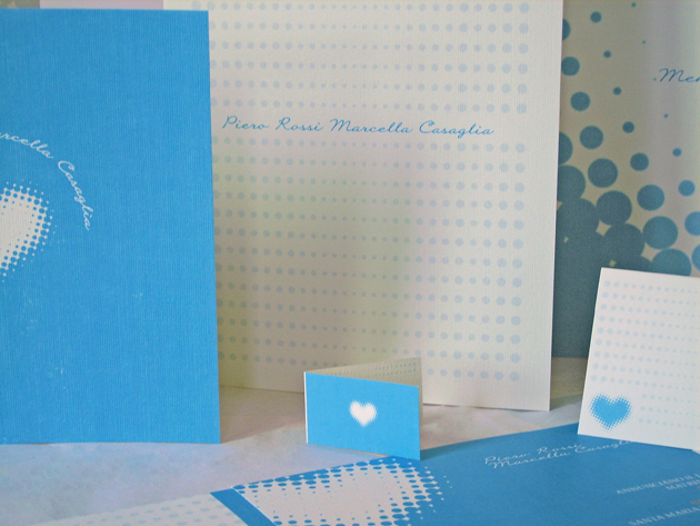 Partecipazioni di matrimonio cuore