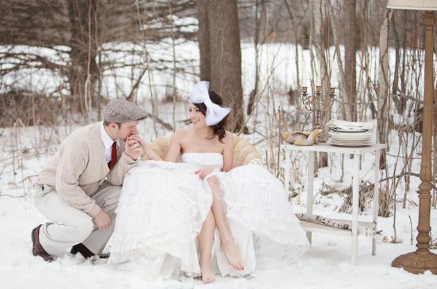 ispirazioni matrimonio in inverno