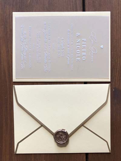 Matrimonio colore bronzo e oro