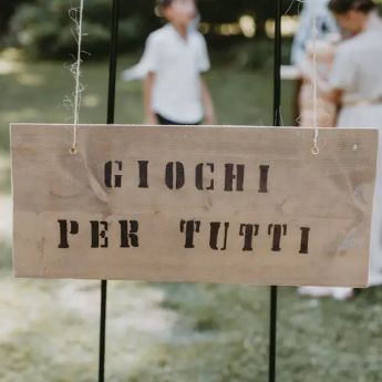 Coordinati matrimonio giochi per bambini