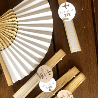 Coordinati matrimonio ventagli