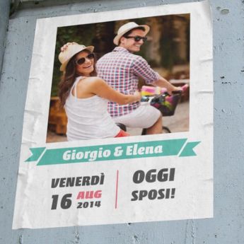 Coordinati matrimonio volantini
